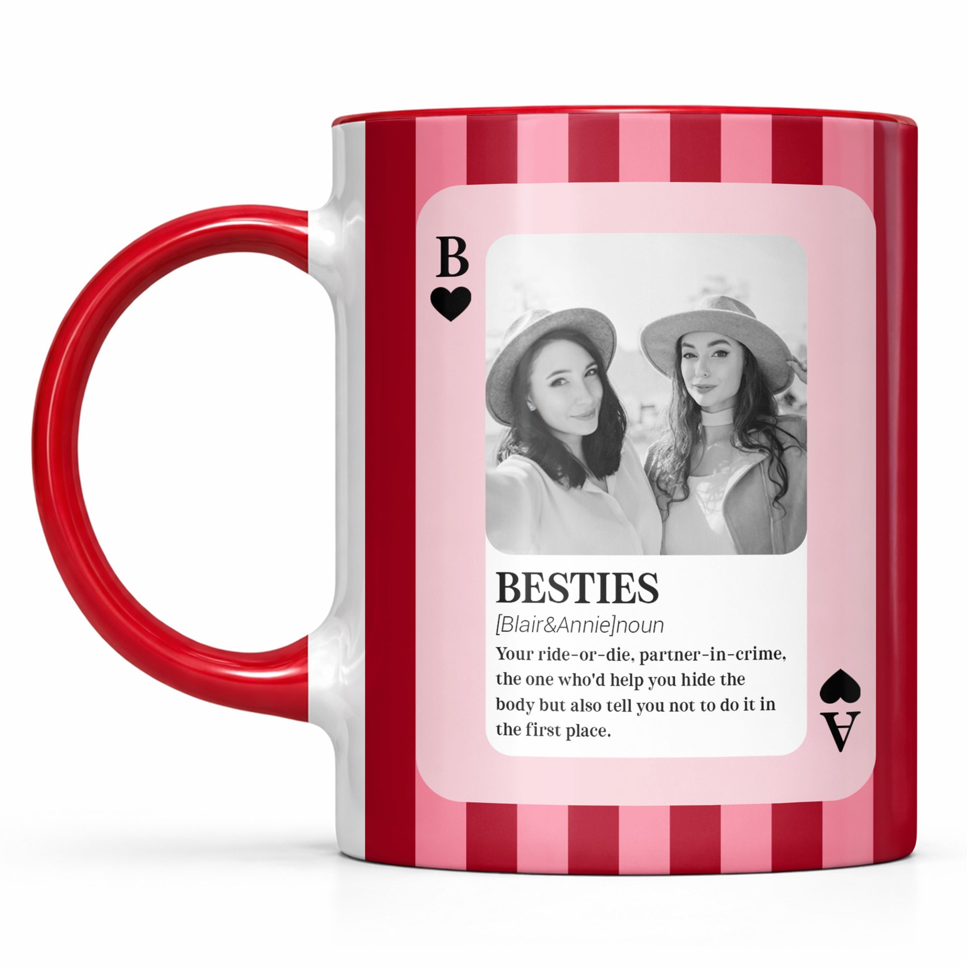 Besties Ride Or Die Partner-In-Crime Mug