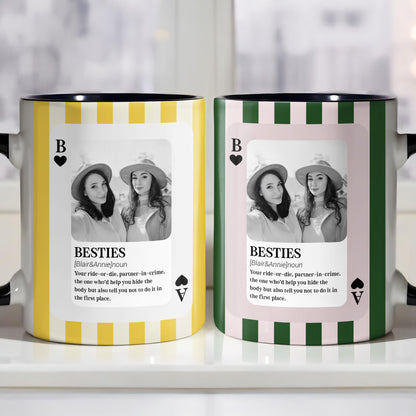 Besties Ride Or Die Partner-In-Crime Mug