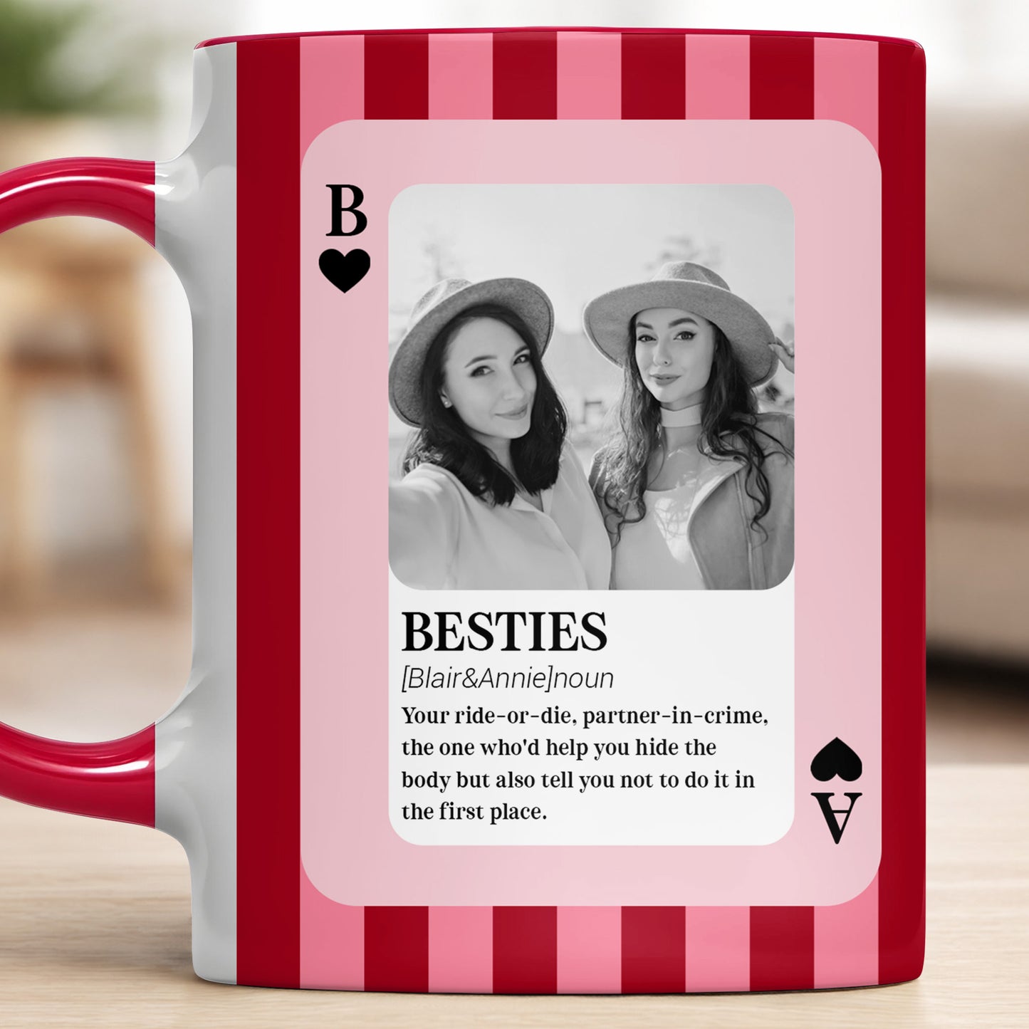 Besties Ride Or Die Partner-In-Crime Mug