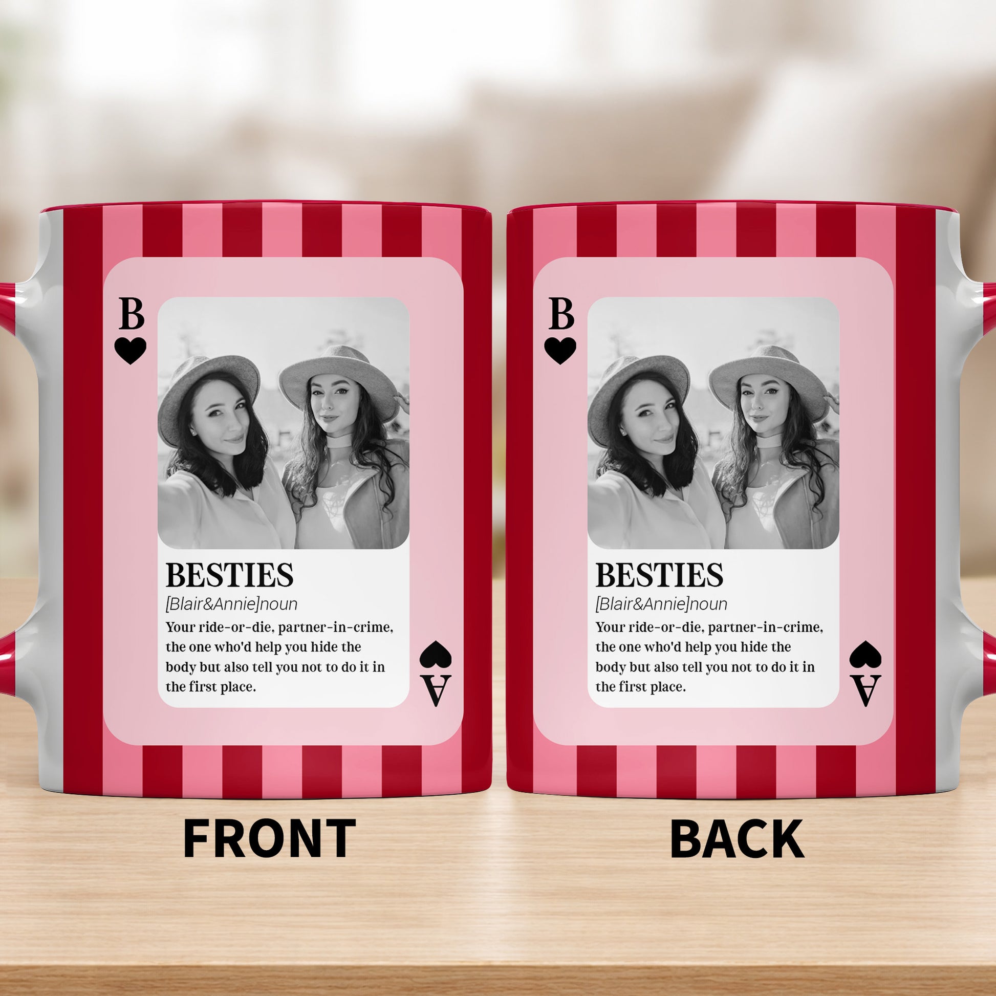 Besties Ride Or Die Partner-In-Crime Mug