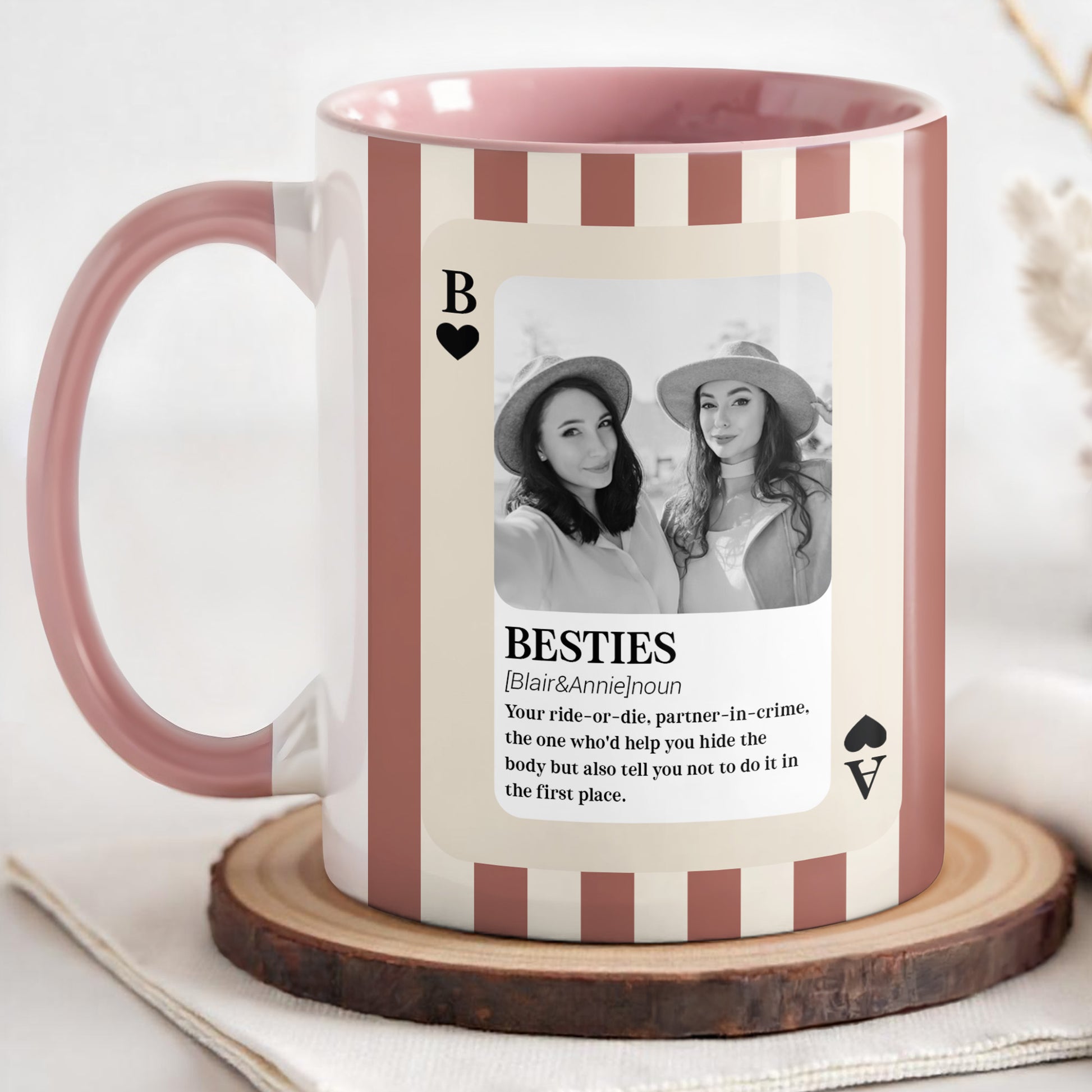 Besties Ride Or Die Partner-In-Crime Mug