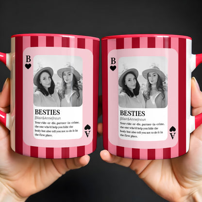 Besties Ride Or Die Partner-In-Crime Mug