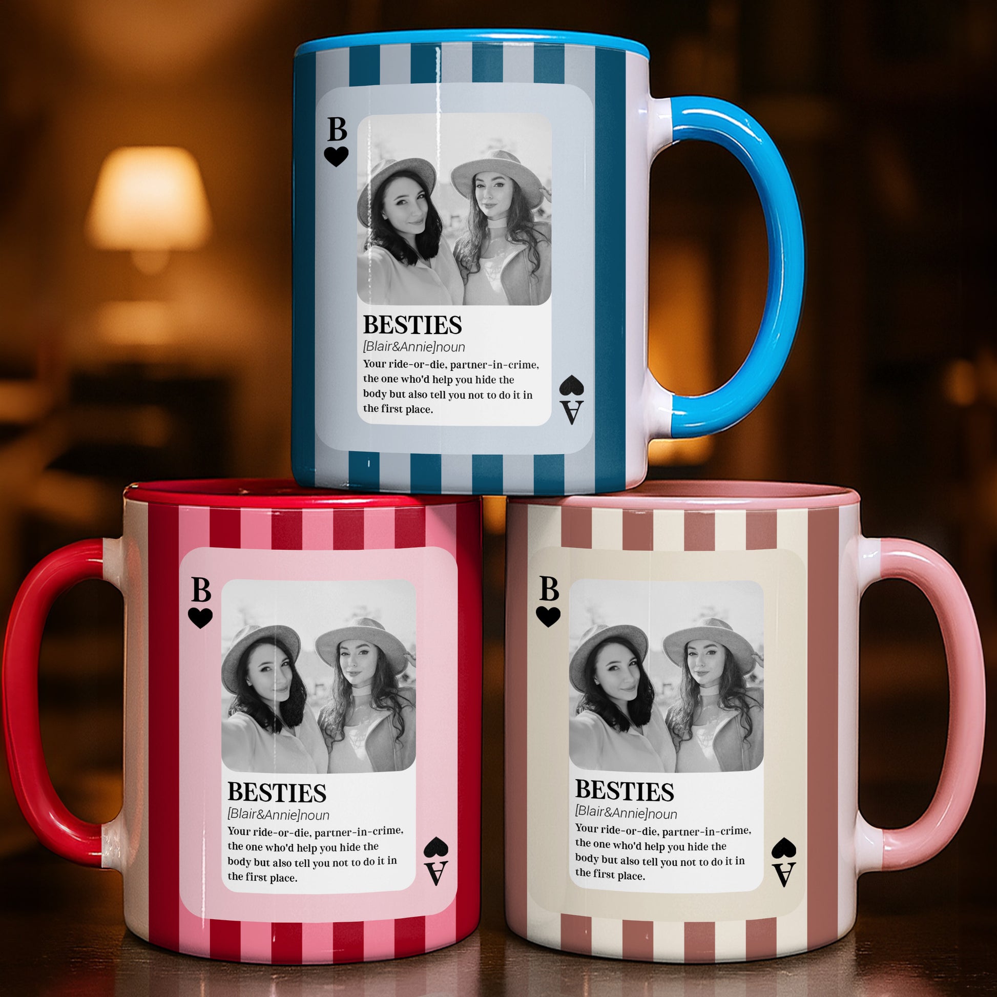 Besties Ride Or Die Partner-In-Crime Mug
