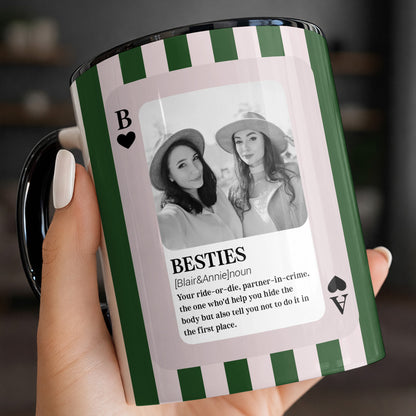 Besties Ride Or Die Partner-In-Crime Mug