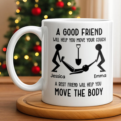 A Good Friend Will Help Move Your Couch, Stick Figures Design