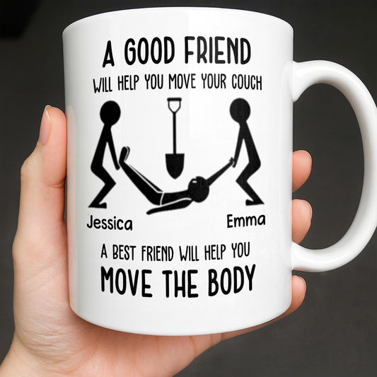 A Good Friend Will Help Move Your Couch, Stick Figures Design