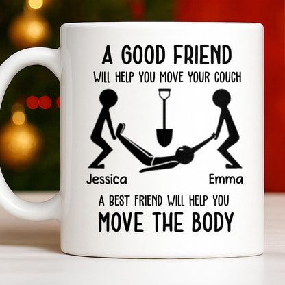 A Good Friend Will Help Move Your Couch, Stick Figures Design