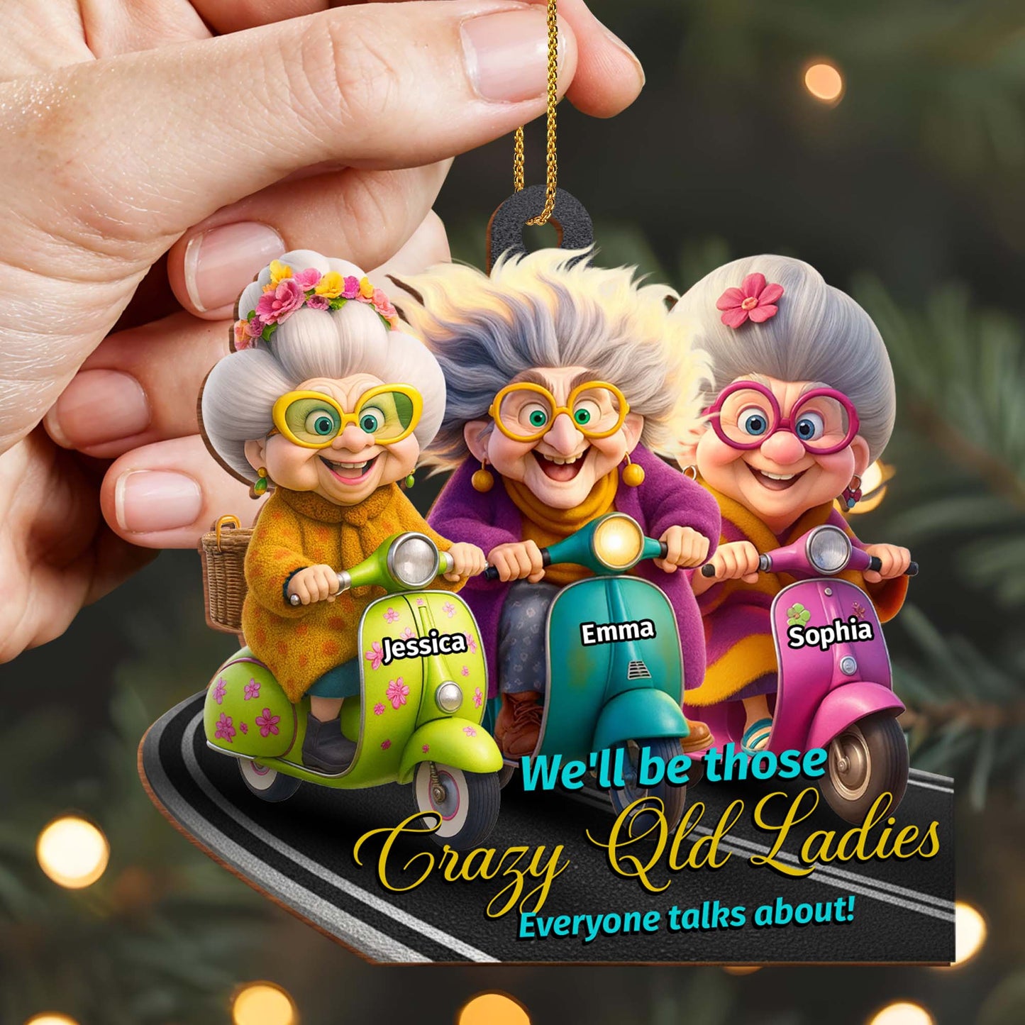 We'll Be Those Crazy Old Ladies, Old ladies On Scooters