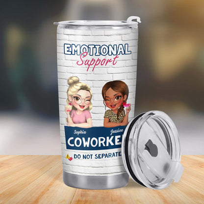 Emotional Support Coworker Tumbler