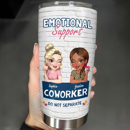 Emotional Support Coworker Tumbler