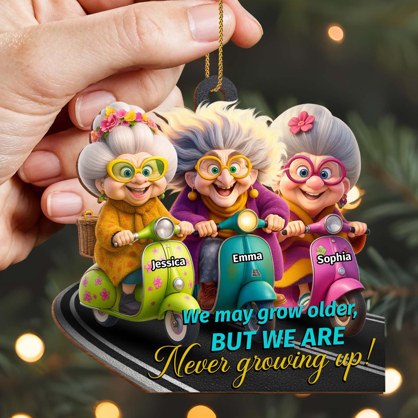 We May Grow Older But We Are Never Growing Up, Older Women, Scooters