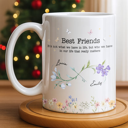 Best Friends, Lifes True Treasures, Flowers And Butterflies
