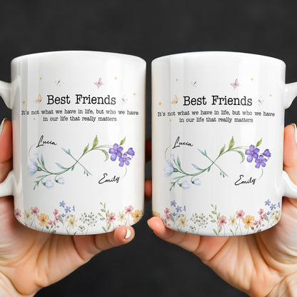 Best Friends, Lifes True Treasures, Flowers And Butterflies