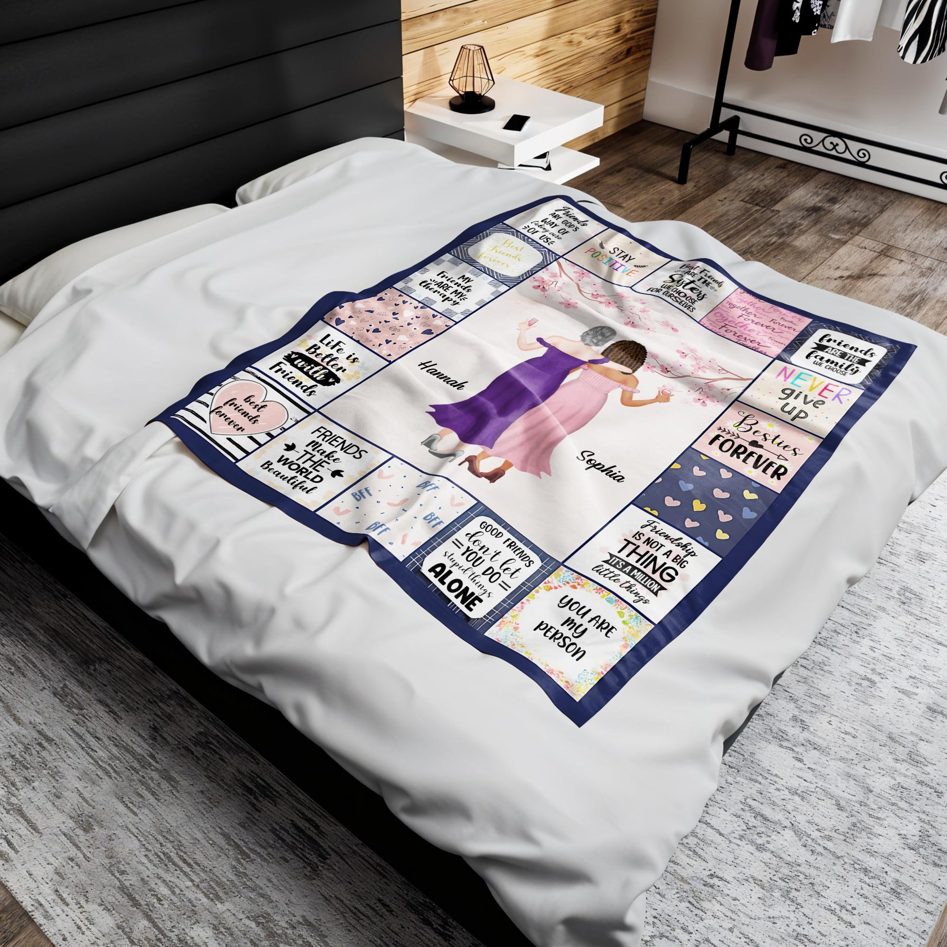 Best Friends Forever Girls And Quotes Design