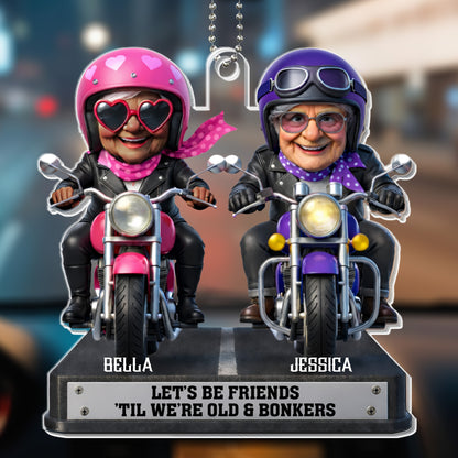 Let's Be Friends 'Til We're Old & Bonkers, Motorcycles And Helmets