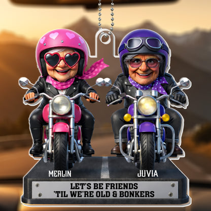 Let's Be Friends 'Til We're Old & Bonkers, Motorcycles And Helmets