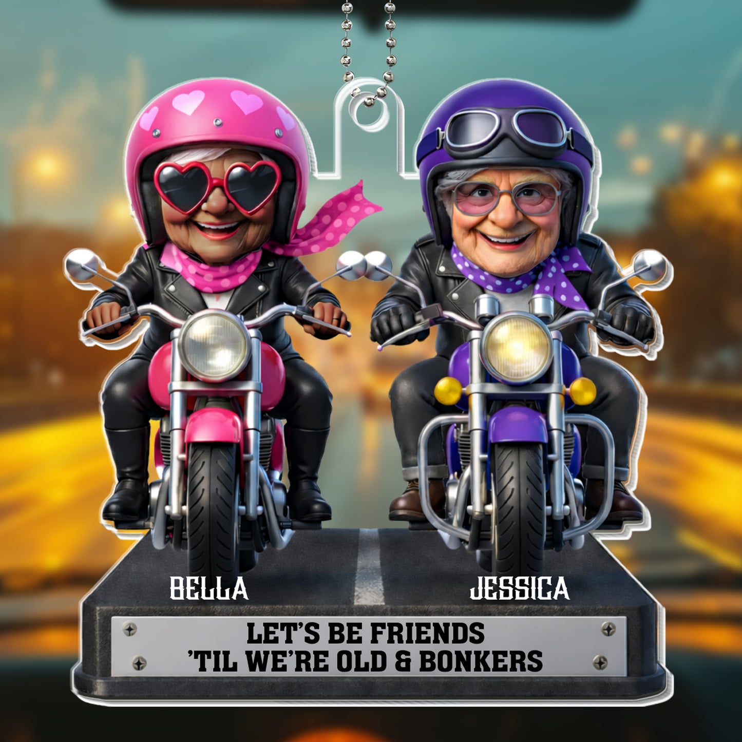 Let's Be Friends 'Til We're Old & Bonkers, Motorcycles And Helmets