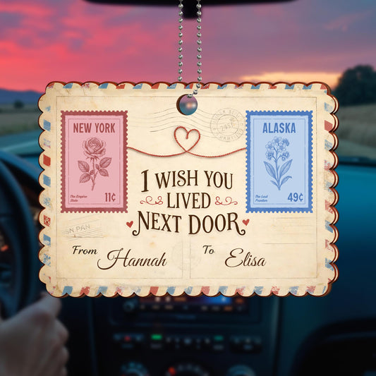 I Wish You Lived Next Door, Postage Stamps Design