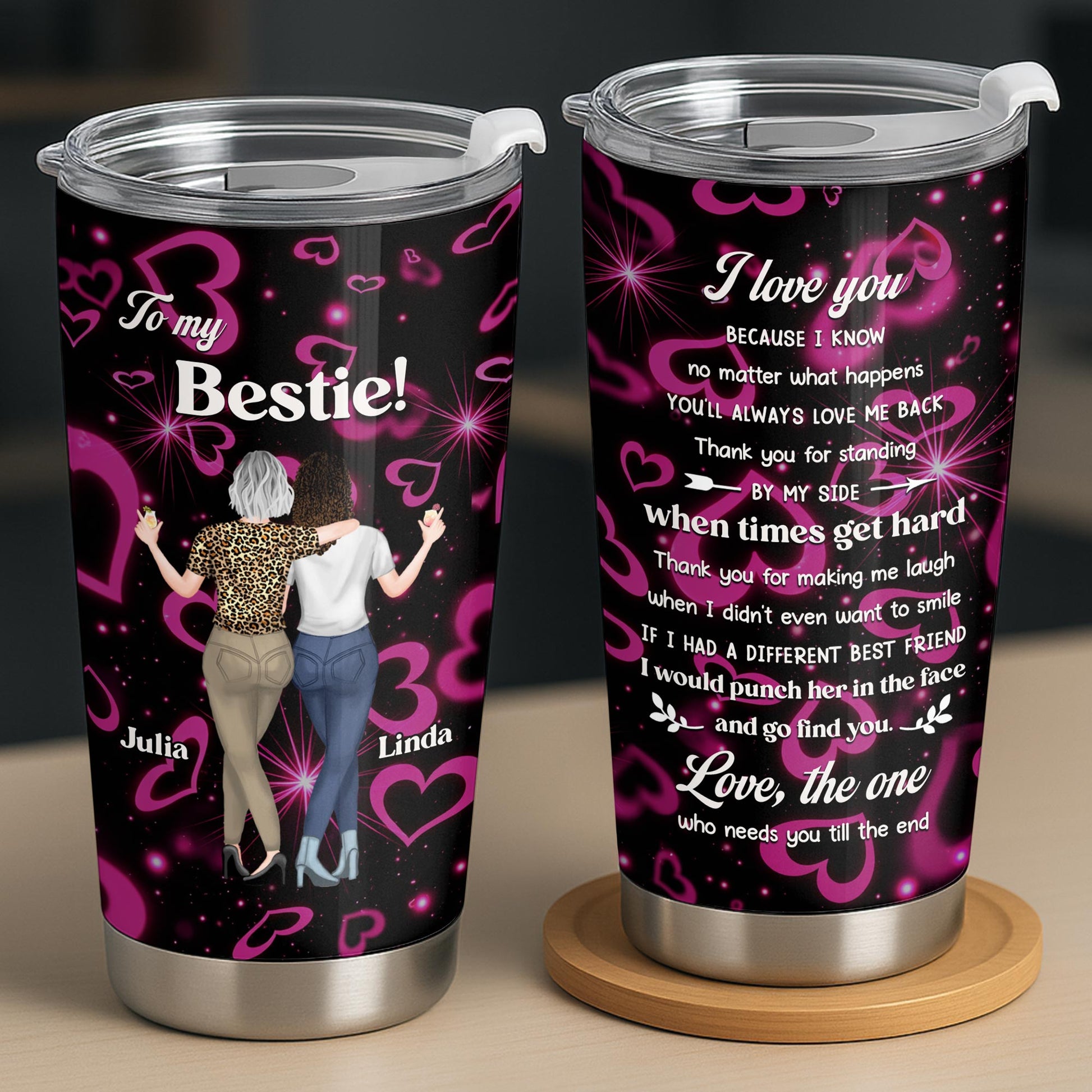 To My Bestie Love And Friendship Custom Gift