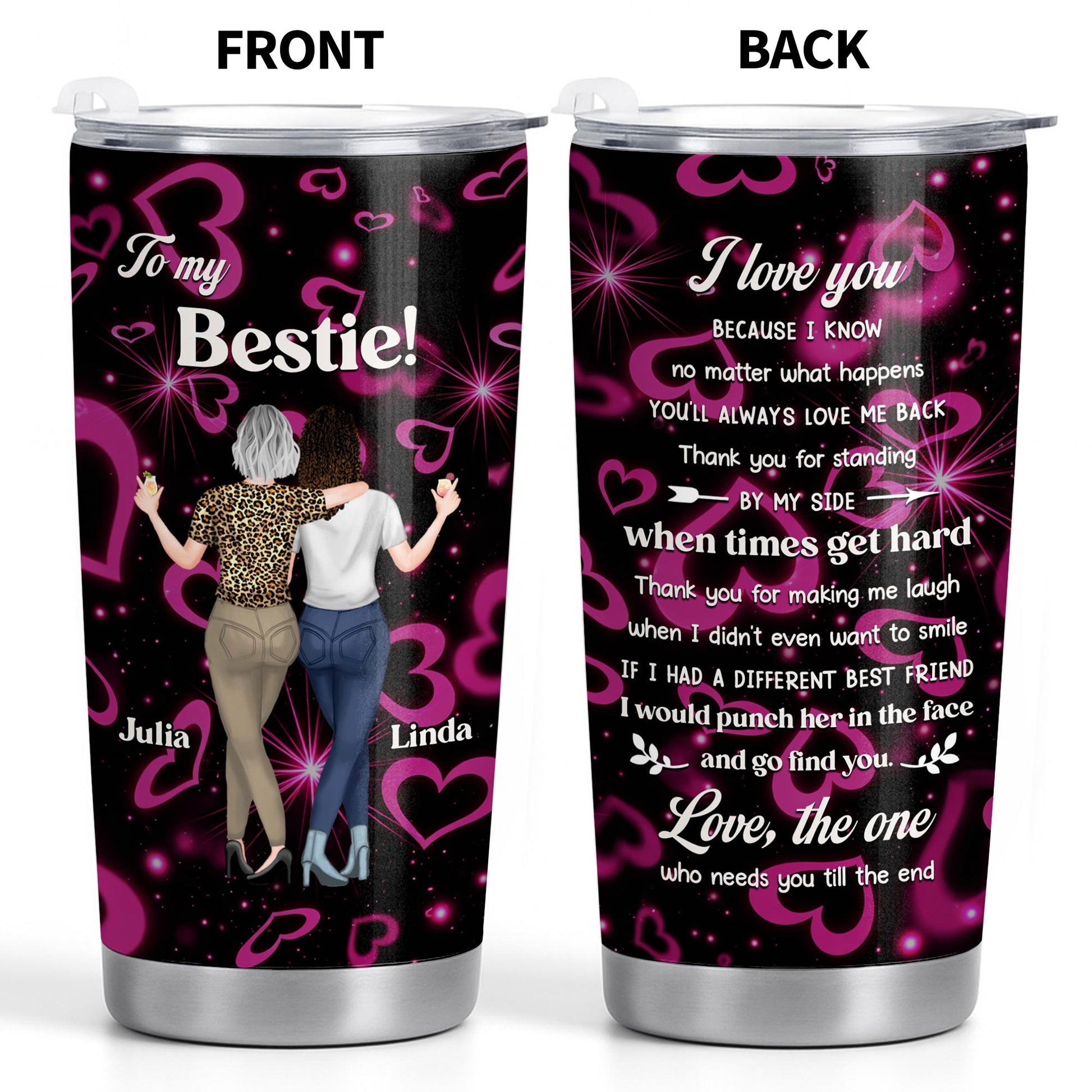 To My Bestie Love And Friendship Custom Gift