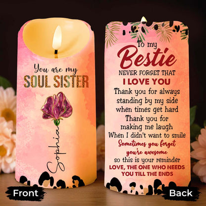 You Are My Soul Sister, To My Bestie, Paws And Flower