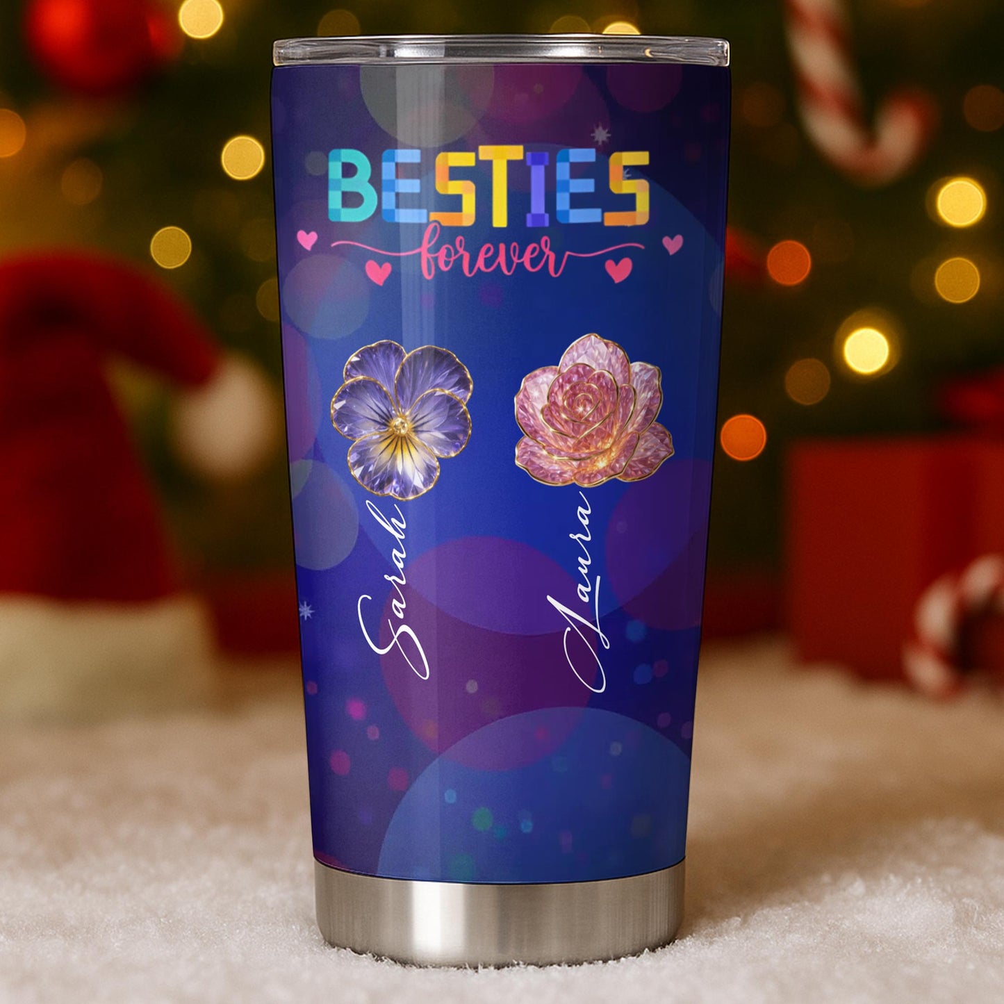 To My Best Friend, Flowers, Hearts, And Stars