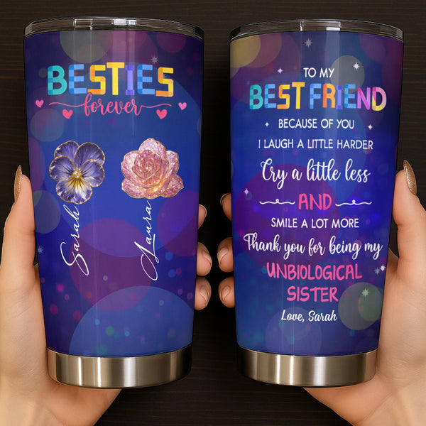 To My Best Friend, Flowers, Hearts, And Stars