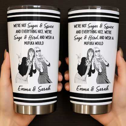 Best B*tches Bonding Over Alcohol And Keeping Each Other Sane Photo Upload - Personalized Custom Stainless Steel Tumbler 20oz - BST703_USTUM