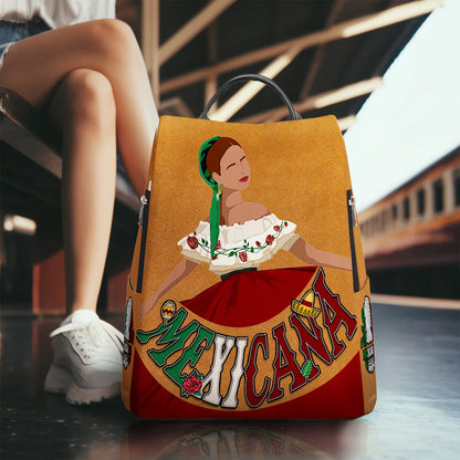 MEXICANA - Mochila de piel personalizada - BP_MX10