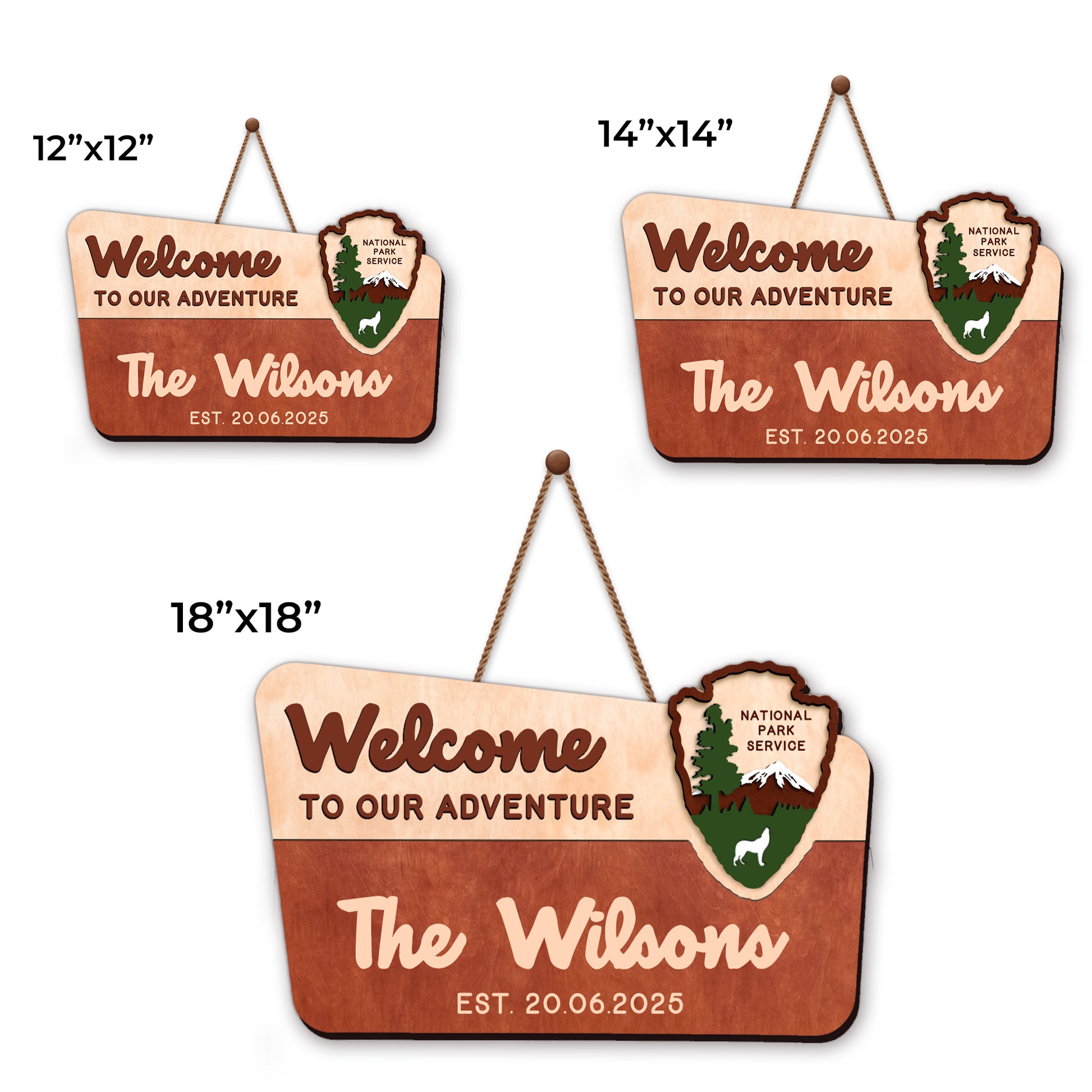 Welcome To Our Adventure, Mountains, Trees, Bear