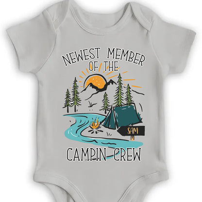 Newest Member Of The Campin Crew, Tent and Trees