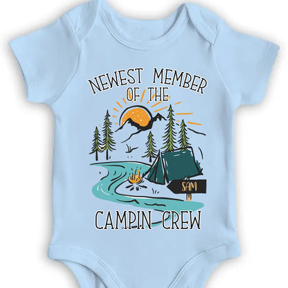 Newest Member Of The Campin Crew, Tent and Trees