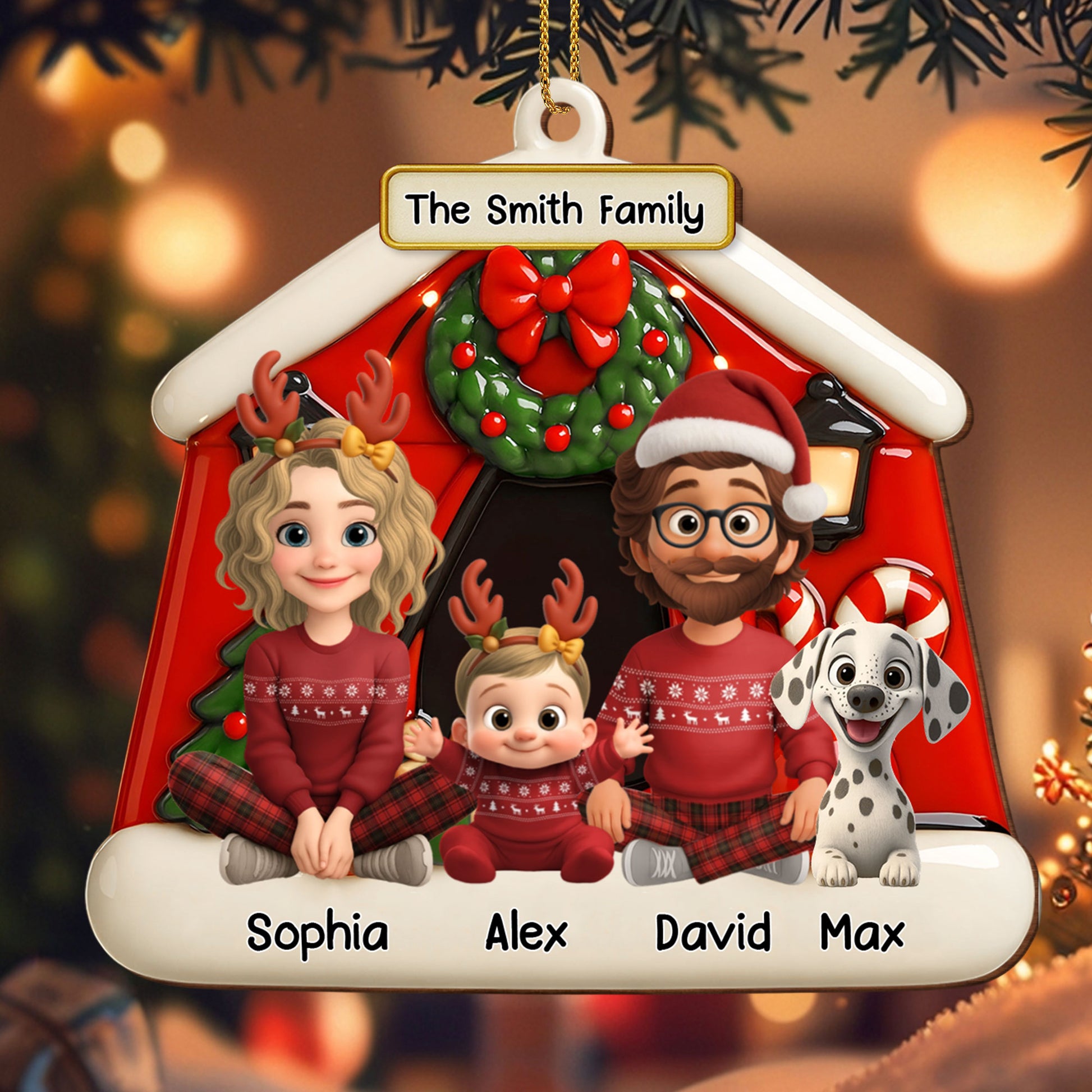 Capture Your Family Festive Smiles With Christmas Wreath