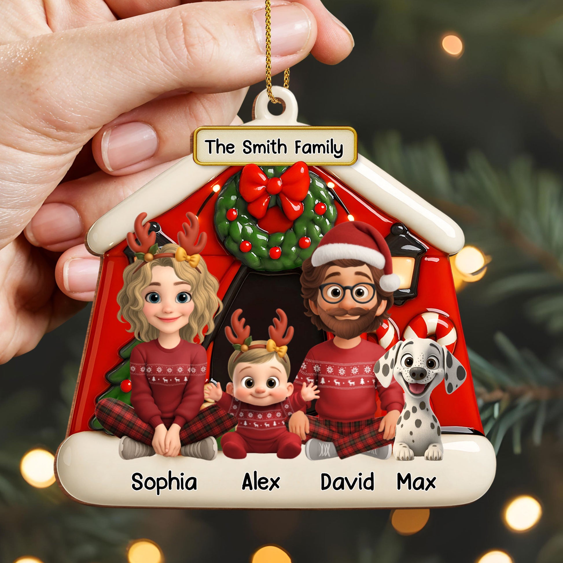 Capture Your Family Festive Smiles With Christmas Wreath