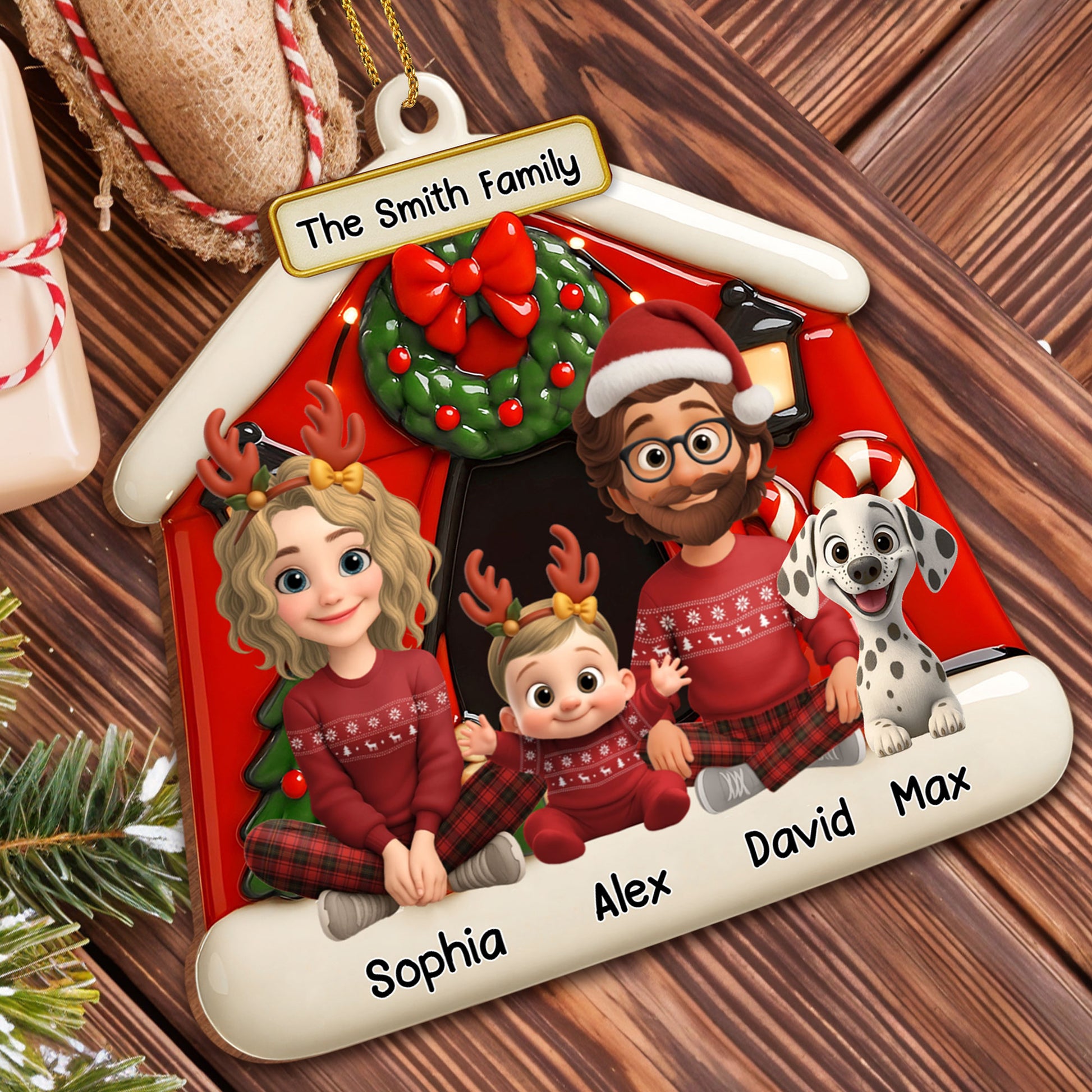 Capture Your Family Festive Smiles With Christmas Wreath
