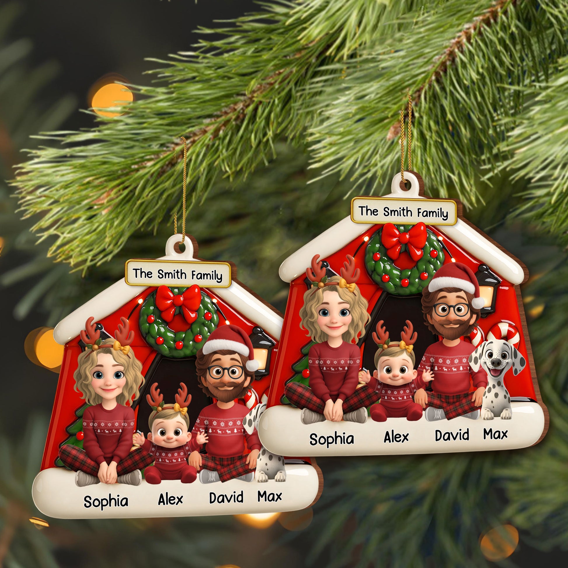 Capture Your Family Festive Smiles With Christmas Wreath