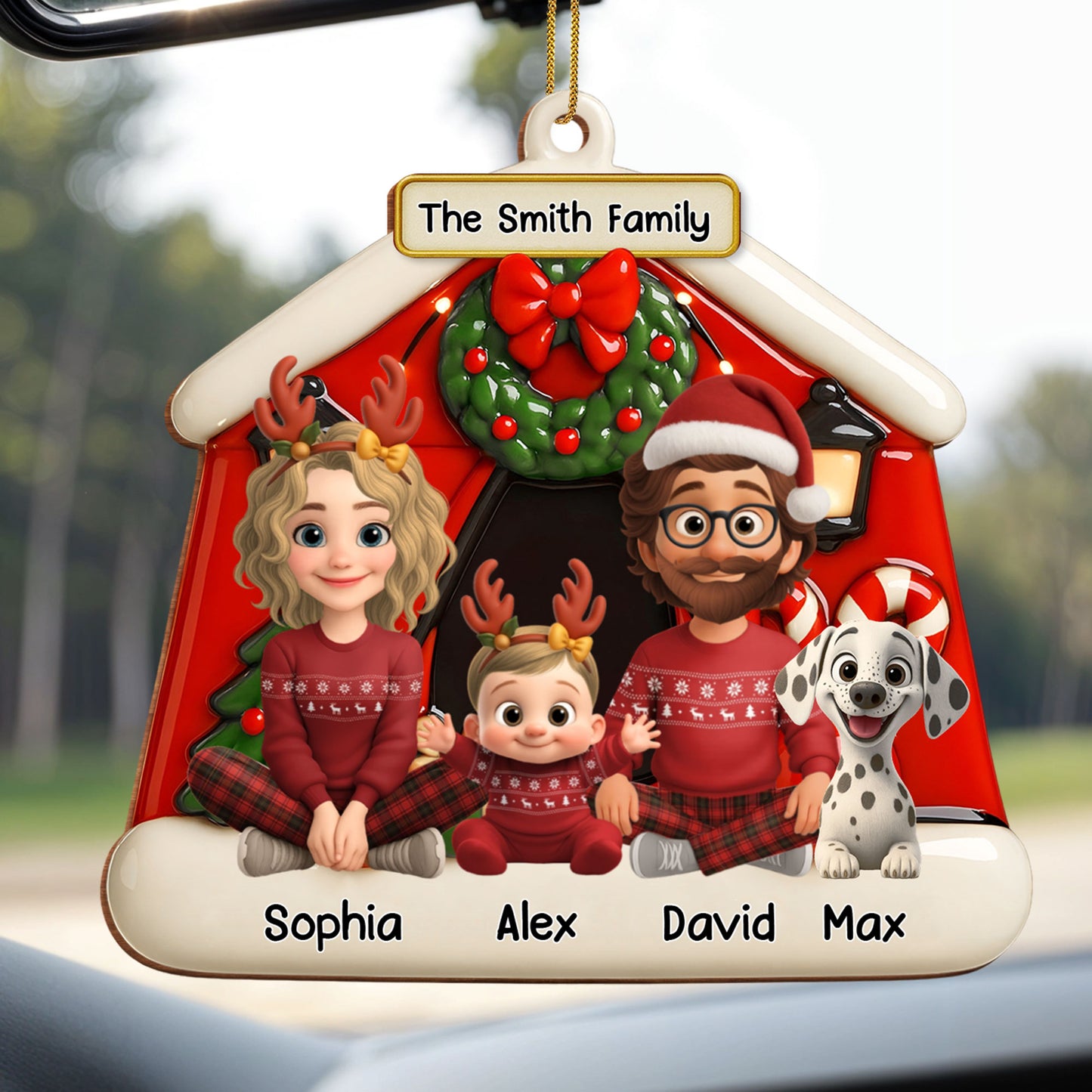 Capture Your Family Festive Smiles With Christmas Wreath