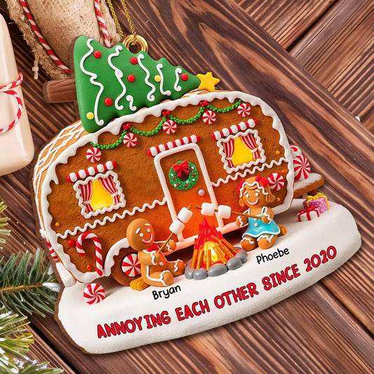 Annoying Each Other Since Gingerbread House Christmas Ornament