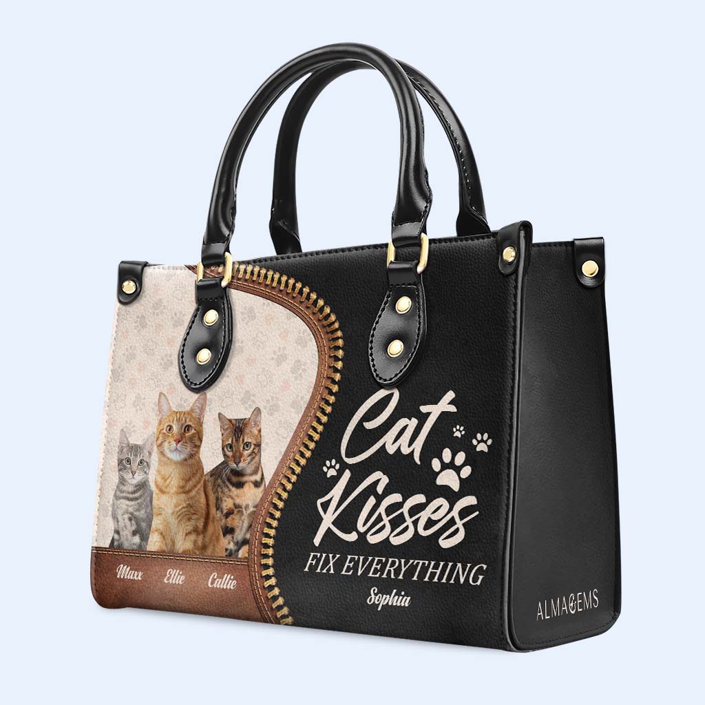 Cat Kisses Fix Everything Handbag