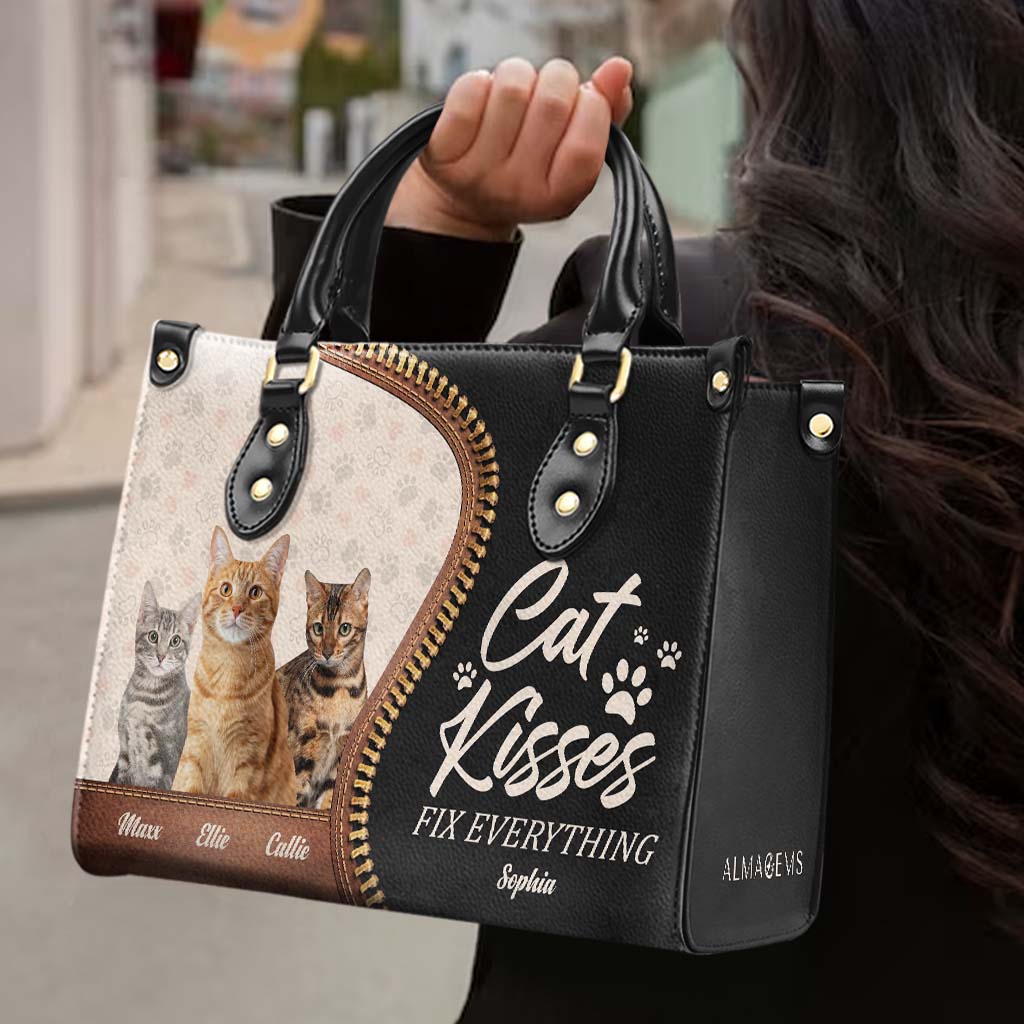 Cat Kisses Fix Everything Handbag