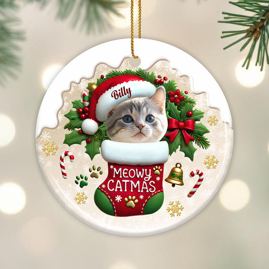 Meowy Catmas Festive Ornament For Pet Lovers