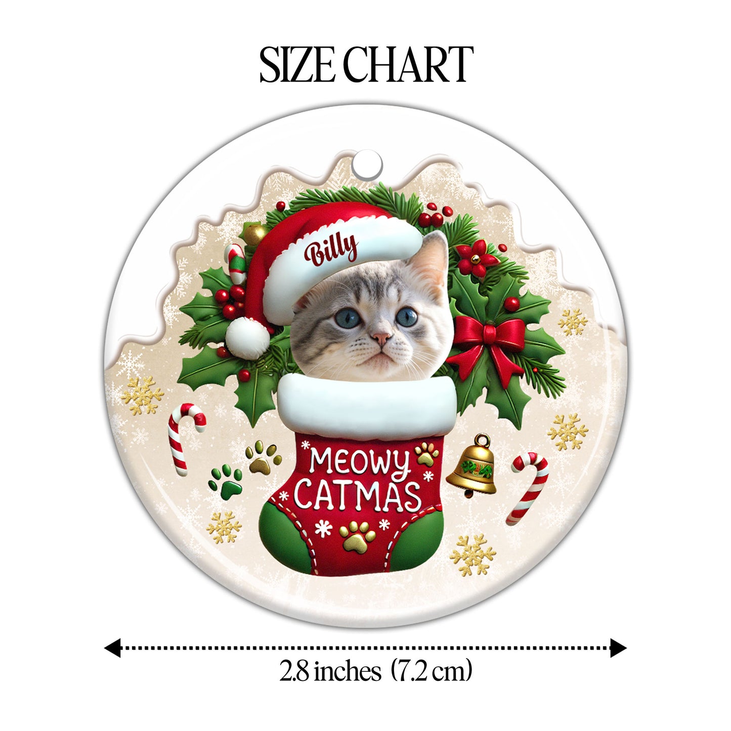 Meowy Catmas Festive Ornament For Pet Lovers