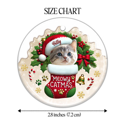 Meowy Catmas Festive Ornament For Pet Lovers