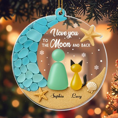 I Love You To The Moon And Back With Moon And Stars