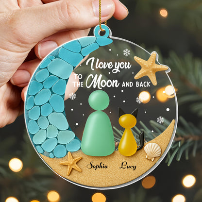 I Love You To The Moon And Back With Moon And Stars