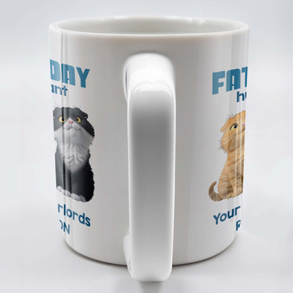 Happy Father's Day Human Servant, Your Tiny Furry Overlords, Cats