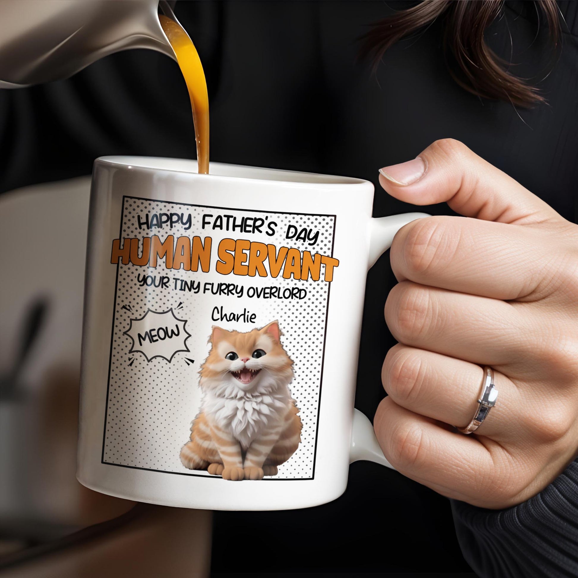 Happy Father's Day Human Servant, Your Tiny Furry Overlord