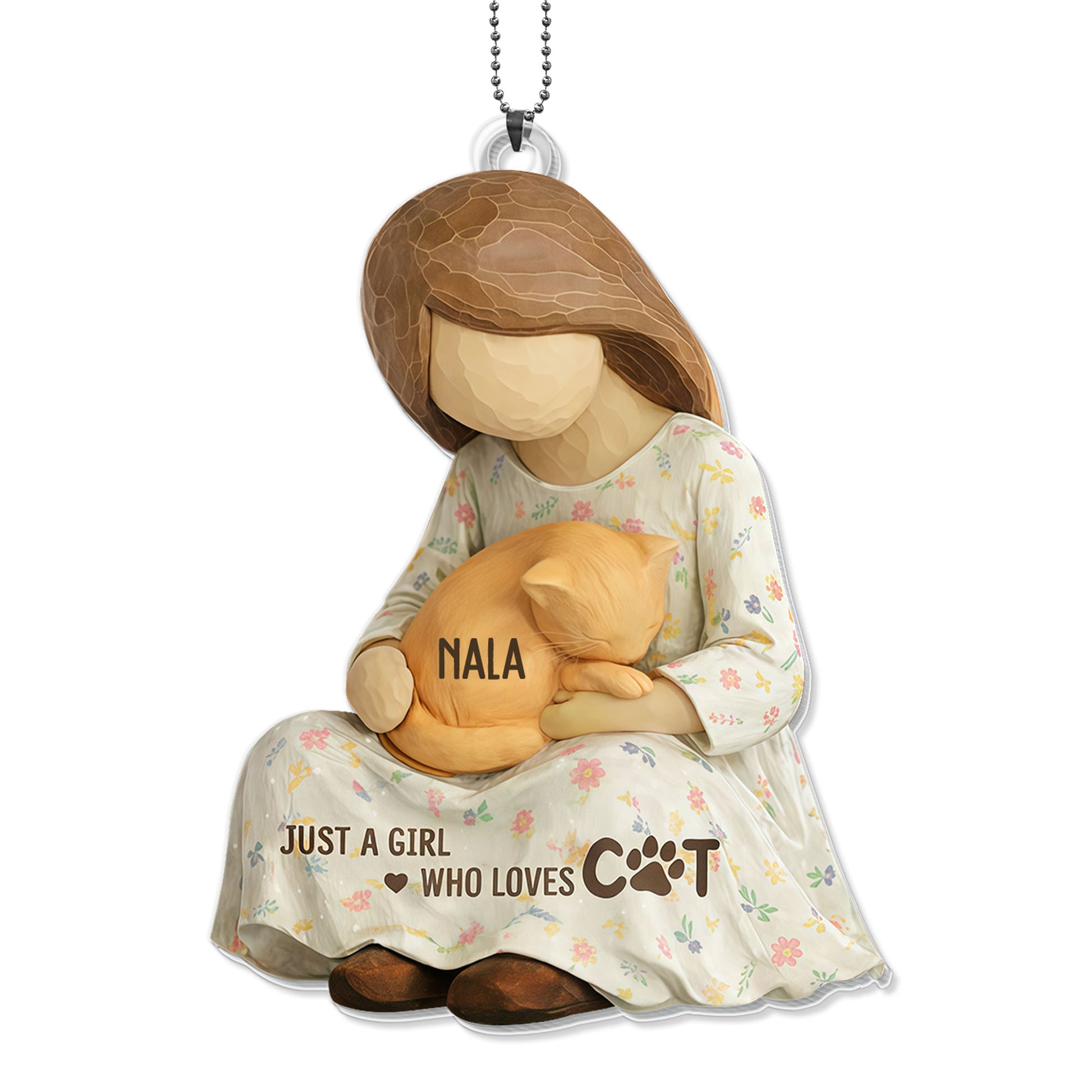Just A Girl Who Loves Cats Ornament