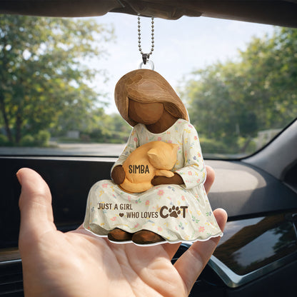 Just A Girl Who Loves Cats Ornament