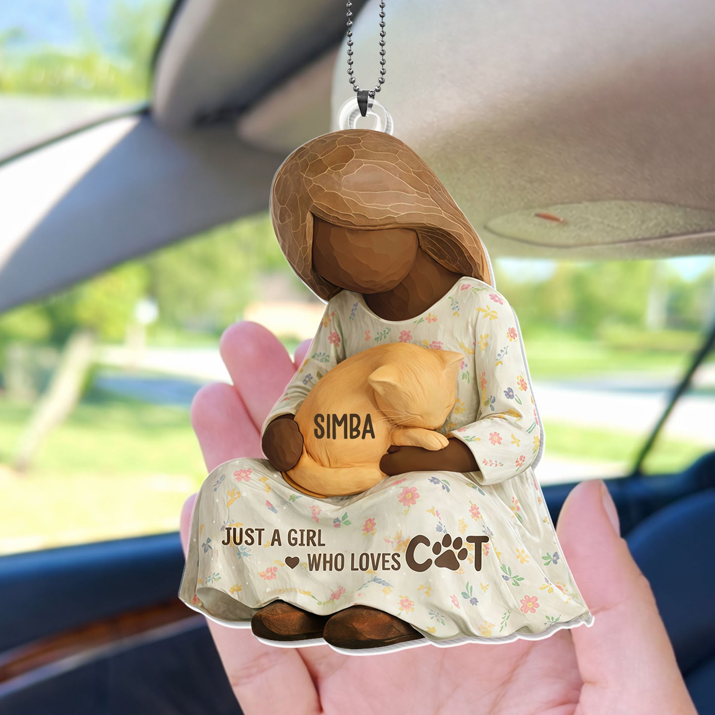 Just A Girl Who Loves Cats Ornament